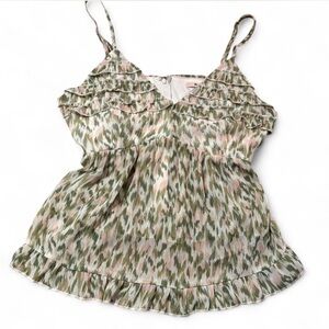 Green and Pink Cute Cami Top